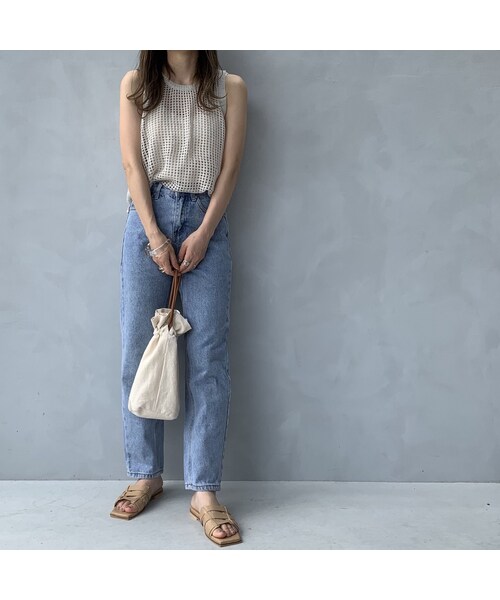 no brand（ノーブランド）の「メッシュニットベスト（ベスト・レディース・その他）」の4枚目の写真