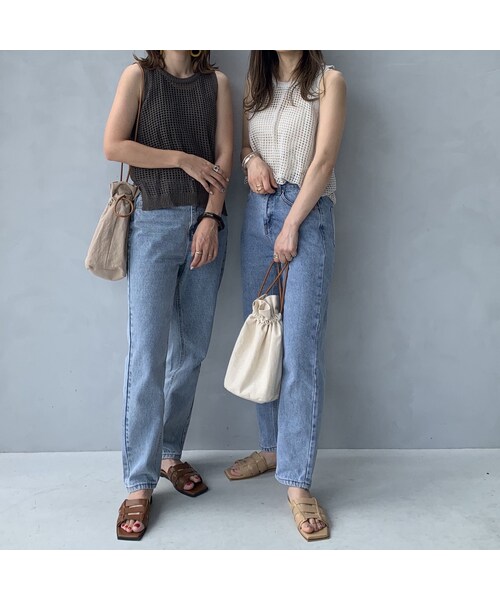 no brand（ノーブランド）の「メッシュニットベスト（ベスト・レディース・その他）」の2枚目の写真