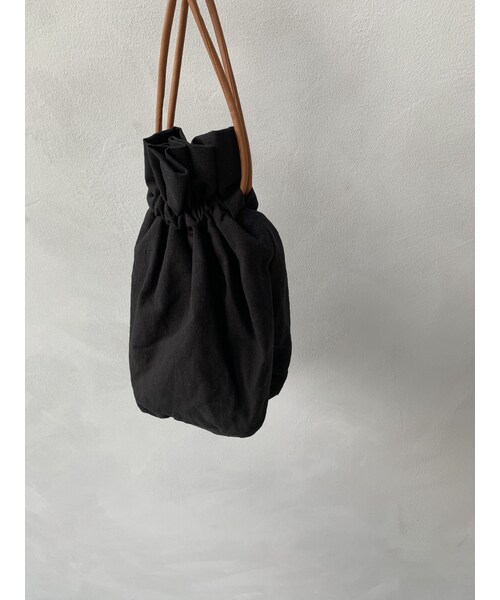 no brand（ノーブランド）の「コットン巾着バッグ（ショルダーバッグ・レディース・その他）」の6枚目の写真