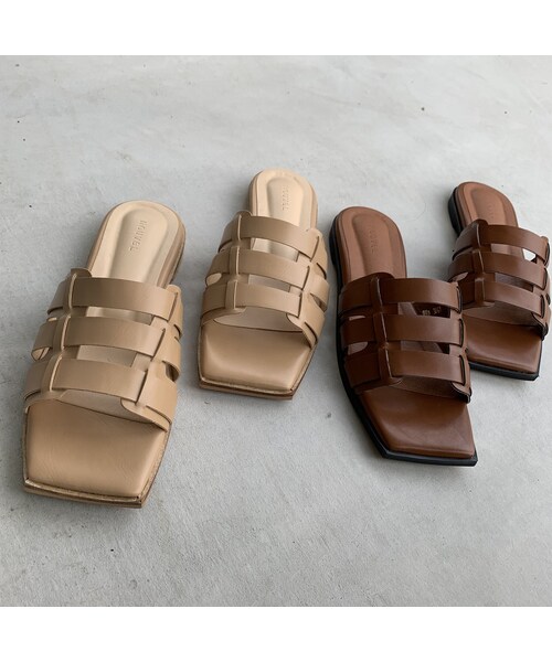 no brand（ノーブランド）の「メッシュスクエアサンダル（サンダル・レディース・その他）」の3枚目の写真