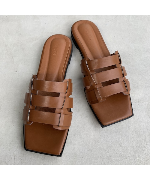 no brand（ノーブランド）の「メッシュスクエアサンダル（サンダル・レディース・その他）」の4枚目の写真