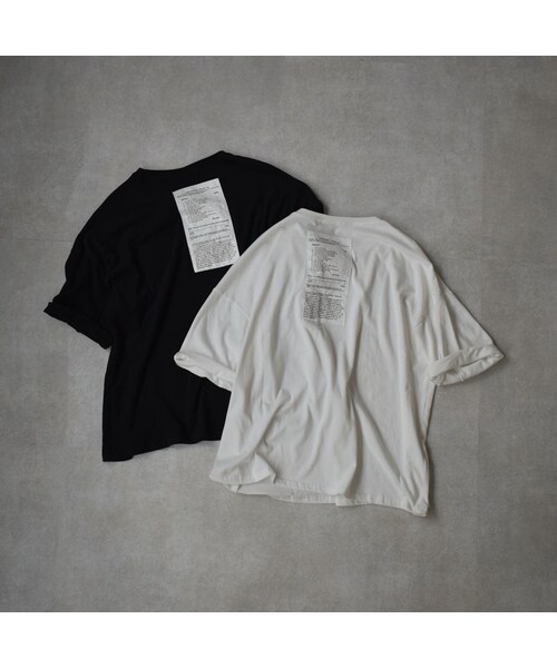 Lavish Gate（ラヴィッシュゲート）の「nh-tops-02169　self esteem check up worksheet　Tシャツ　ホワイト　ブラック（Tシャツ/カットソー・レディース・その他）」の9枚目の写真