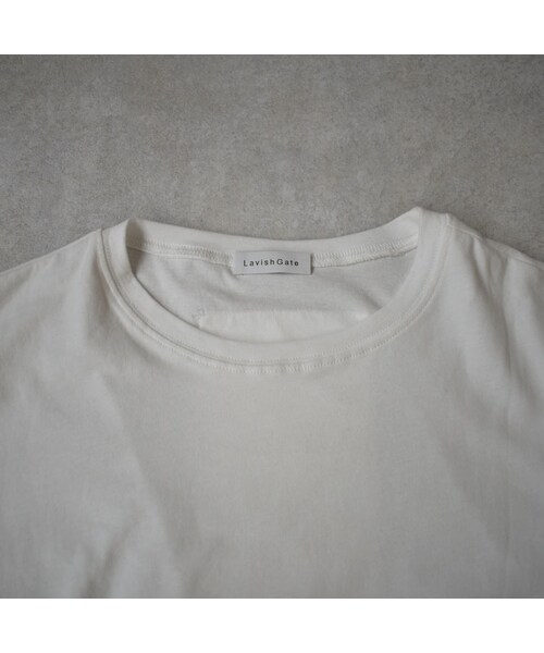 Lavish Gate（ラヴィッシュゲート）の「nh-tops-02169　self esteem check up worksheet　Tシャツ　ホワイト　ブラック（Tシャツ/カットソー・レディース・その他）」の11枚目の写真