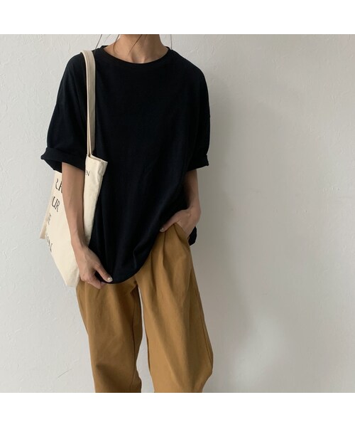 Lavish Gate（ラヴィッシュゲート）の「nh-tops-02169　self esteem check up worksheet　Tシャツ　ホワイト　ブラック（Tシャツ/カットソー・レディース・その他）」の3枚目の写真