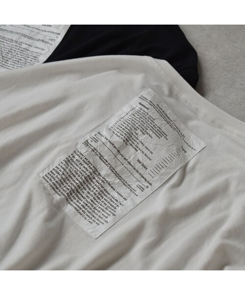 Lavish Gate（ラヴィッシュゲート）の「nh-tops-02169　self esteem check up worksheet　Tシャツ　ホワイト　ブラック（Tシャツ/カットソー・レディース・その他）」の10枚目の写真