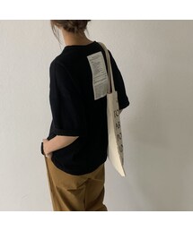 Lavish Gate | nh-tops-02169　self esteem check up worksheet　Tシャツ　ホワイト　ブラック(Tシャツ/カットソー)