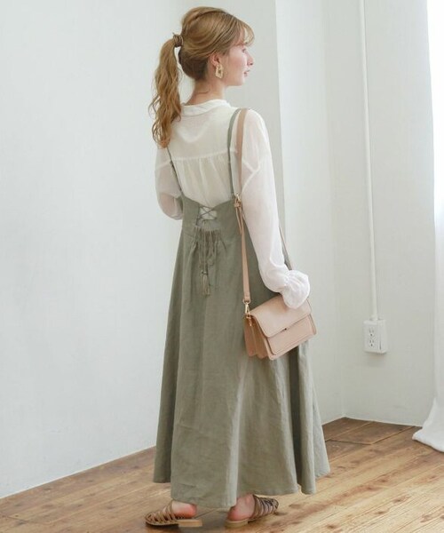 Crisp クリスプ の バックリボンキャミワンピース C2k27 ワンピース Wear Crisp クリスプ の バックリボンキャミワンピース C2k27 ワンピース Wear