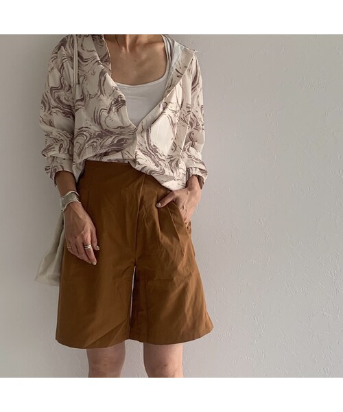 Lavish Gate（ラヴィッシュゲート）の「nh-bottoms-02070　カシュクールデザイン ショートパンツ（その他パンツ・レディース・その他）」の3枚目の写真