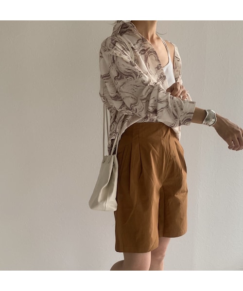 Lavish Gate（ラヴィッシュゲート）の「nh-bottoms-02070　カシュクールデザイン ショートパンツ（その他パンツ・レディース・その他）」の2枚目の写真