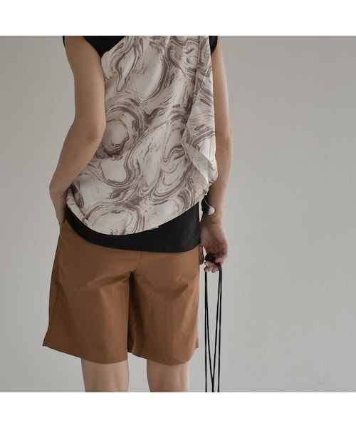 Lavish Gate（ラヴィッシュゲート）の「nh-bottoms-02070　カシュクールデザイン ショートパンツ（その他パンツ・レディース・その他）」の6枚目の写真