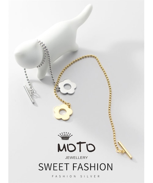 moto silver bangle ゴールドシルバー