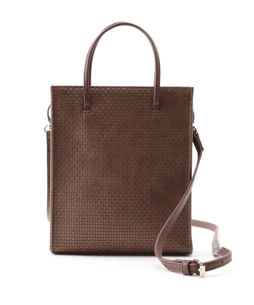 OZOC（オゾック）の「イントレチャート風ミニショルダー（バッグ・レディース・ブラック(019)/ブラウン(042)/ブルー(092)/アイボリー(004)・00(FREE)）」の5枚目の写真