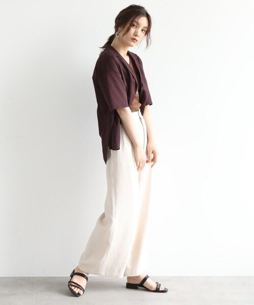 OZOC（オゾック）の「リザード柄コードサンダル（その他・レディース・ブラック(019)/ブラウン(042)・35(23.5cm)/45(24.5cm)）」の10枚目の写真