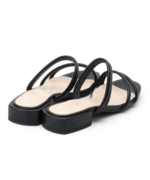 OZOC（オゾック）の「リザード柄コードサンダル（その他・レディース・ブラック(019)/ブラウン(042)・35(23.5cm)/45(24.5cm)）」の5枚目の写真