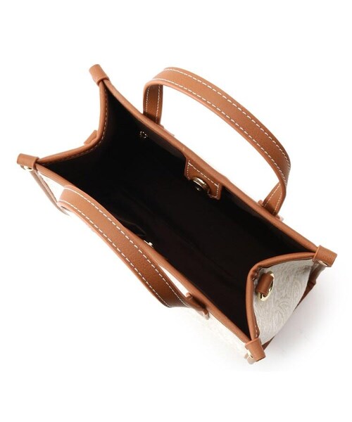 OZOC（オゾック）の「ゴブラン2WAYトート（バッグ・レディース・アイボリー(104)/ベージュ(152)・00(FREE)）」の6枚目の写真