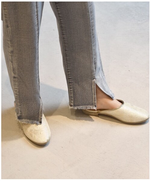 w closet（ダブルクローゼット）の「チャイナスリッパ（シューズ・レディース・シルバー/ゴールド/ブラック・M/L/FREE）」の18枚目の写真