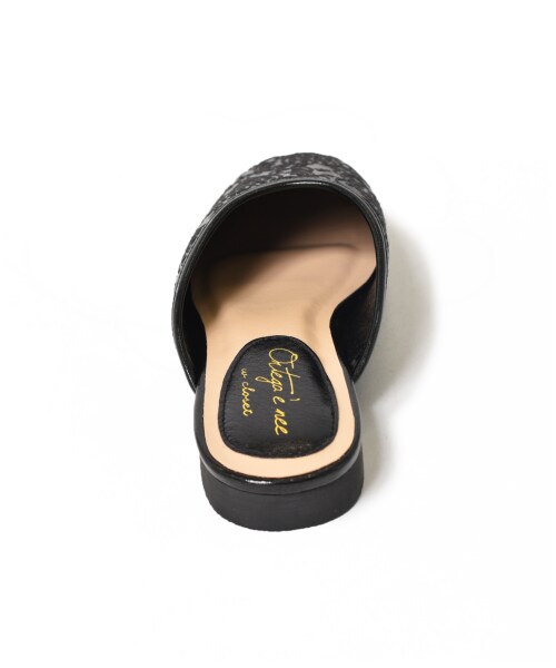 w closet（ダブルクローゼット）の「チャイナスリッパ（シューズ・レディース・シルバー/ゴールド/ブラック・M/L/FREE）」の8枚目の写真