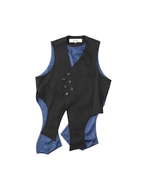 sulvam | Gabardine slim vest(その他)