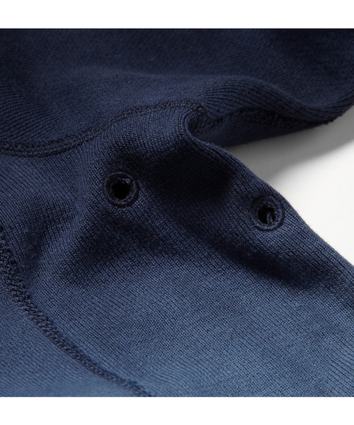 Acne Studios(アクネストゥディオズ)の「Acne Studios College Dip-Dye Loopback Cotton-Jersey Sweatshirt(スウェット・メンズ・Blue・S)」の3枚目の写真