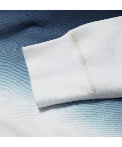 Acne Studios(アクネストゥディオズ)の「Acne Studios College Dip-Dye Loopback Cotton-Jersey Sweatshirt(スウェット・メンズ・Blue・S)」の6枚目の写真