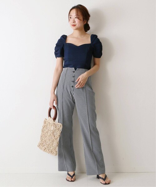 U by SPICK&SPAN（ユーバイスピックアンドスパン）の「フロントボタンパンツ◆（パンツ・イエロー A/34/残り1点/36/38/残り2点）」の22枚目の写真