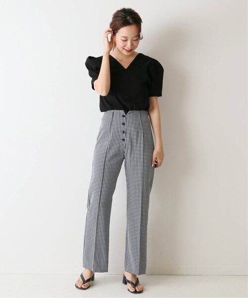 U by SPICK&SPAN（ユーバイスピックアンドスパン）の「フロントボタンパンツ◆（パンツ・イエロー A/34/残り1点/36/38/残り2点）」の18枚目の写真