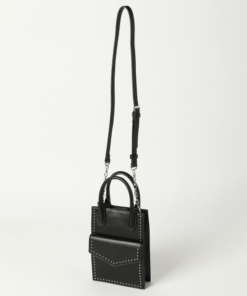 PAGEBOY（ページボーイ）の「スタッズショルダー（バッグ・レディース・オフホワイト/ブラック/バイオライム・FREE）」の8枚目の写真