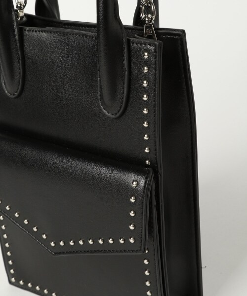 PAGEBOY（ページボーイ）の「スタッズショルダー（バッグ・レディース・オフホワイト/ブラック/バイオライム・FREE）」の17枚目の写真