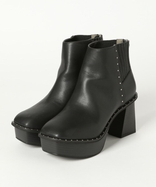 PAGEBOY（ページボーイ）の「【WEB先行予約】ヘビーソールスタッズブーツ【新色追加】（シューズ・レディース・ブラック/マロン/パイソン・M(23.5cm)/L(24.5cm)）」の8枚目の写真