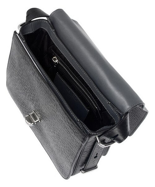 KENZO(ケンゾー)の「KENZO Raindrop textured-leather shoulder bag(ショルダーバッグ・レディース・Black)」の6枚目の写真