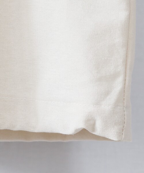 BOYSHE（ボーイシー）の「【セットアップ】リネン ストリングTシャツ+バンディング ショートパンツ　カーキ（Tシャツ/カットソー・レディース・その他）」の9枚目の写真