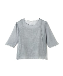 GRL | キャミソール付き楊柳シアーメロウトップス(Tシャツ/カットソー)