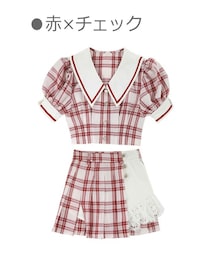 Bobon21 | POPガーリー参戦服セットアップ-全３色-(つなぎ/オールインワン)