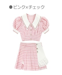 Bobon21 | POPガーリー参戦服セットアップ-全３色-(つなぎ/オールインワン)