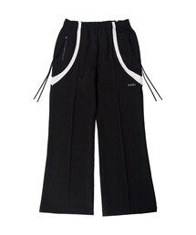 YohKi | "Himotsuki" flare track pants（BLACK）(その他パンツ)