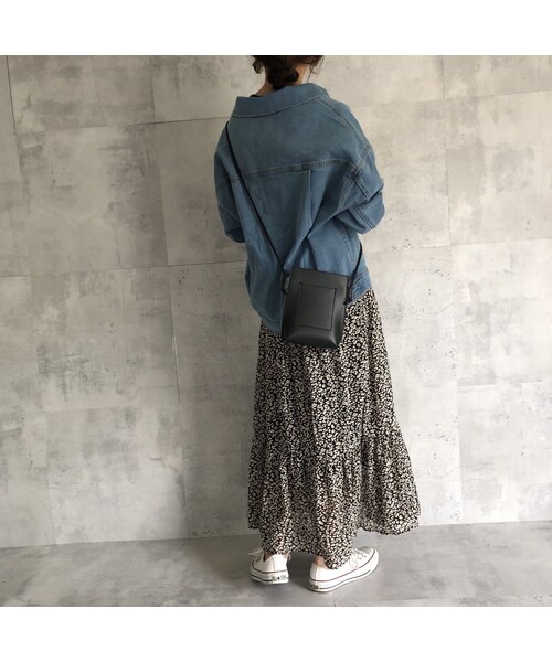 copine(コピン)の「再々入荷!ウエストゴム!裾ティアードレオパード柄ロングスカート 【クリックポスト対象商品】(スカート・レディース・その他)」の4枚目の写真