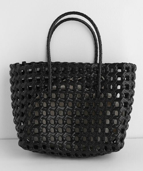 DHOLIC（ディーホリック）の「巾着付アイレットバッグ（ハンドバッグ・レディース・ホワイト/ブラック・FREE）」の2枚目の写真