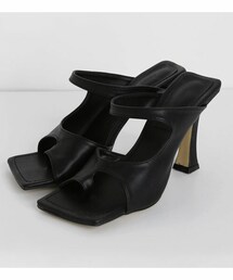 DHOLIC | ユニークカットヒールサンダル(サンダル)