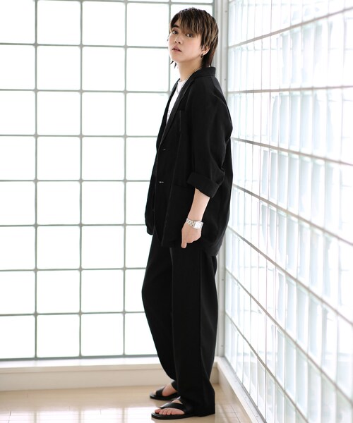 BOYSHE（ボーイシー）の「ナチュラル リネンバンディング ワイドパンツ【3 color】（その他パンツ・レディース・その他）」の3枚目の写真