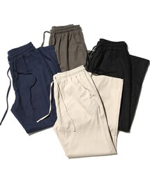 BOYSHE | ナチュラル リネンバンディング ワイドパンツ【3 color】(その他パンツ)