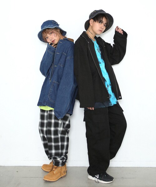 BOYSHE（ボーイシー）の「チェック バンディング テーパードパンツ（その他パンツ・レディース・その他）」の5枚目の写真