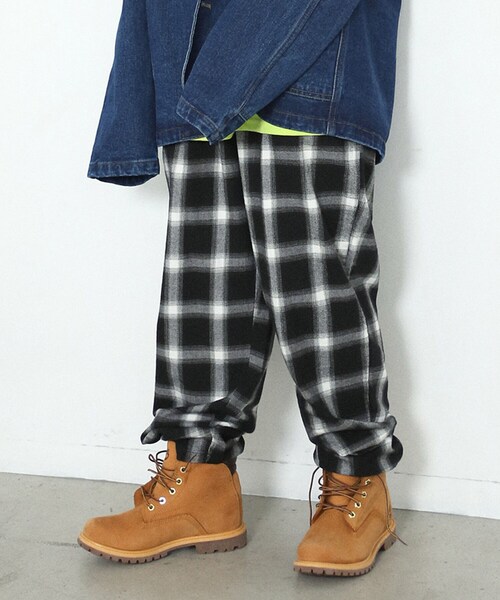 BOYSHE（ボーイシー）の「チェック バンディング テーパードパンツ（その他パンツ・レディース・その他）」の7枚目の写真