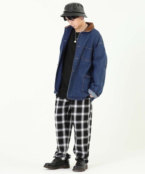 BOYSHE（ボーイシー）の「チェック バンディング テーパードパンツ（その他パンツ・レディース・その他）」の8枚目の写真