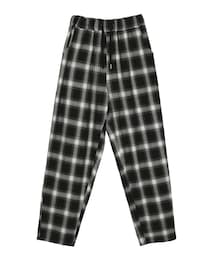 BOYSHE | チェック バンディング テーパードパンツ(その他パンツ)