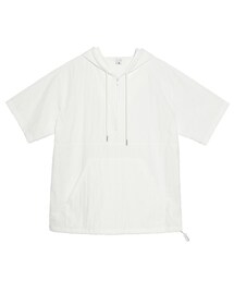 BOYSHE | アノラック半袖フードパーカー　ホワイト(パーカー)