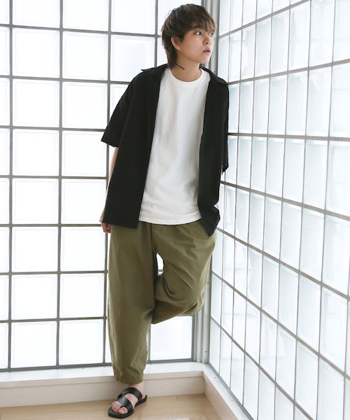 BOYSHE（ボーイシー）の「リネンオープンカラー リラックスシャツ【2 color】（シャツ/ブラウス・レディース・その他）」の7枚目の写真