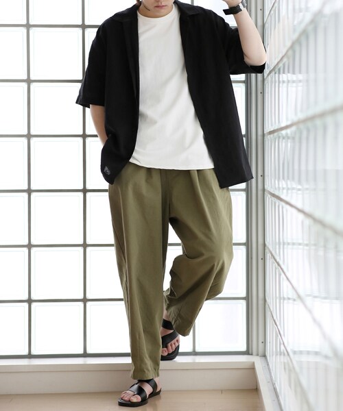 BOYSHE（ボーイシー）の「リネンオープンカラー リラックスシャツ【2 color】（シャツ/ブラウス・レディース・その他）」の8枚目の写真