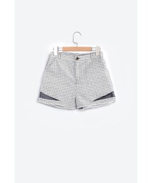 ORENDA | 低調透視感格紋短褲(パンツ)