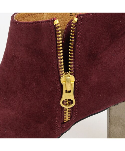 ORiental TRaffic（オリエンタルトラフィック）の「サイドジップブーツ（シューズ・レディース・ベージュ/ブラック/ネイビー/レッド・S/M/L/LL）」の9枚目の写真