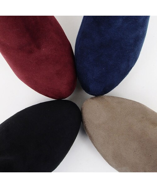 ORiental TRaffic（オリエンタルトラフィック）の「サイドジップブーツ（シューズ・レディース・ベージュ/ブラック/ネイビー/レッド・S/M/L/LL）」の10枚目の写真